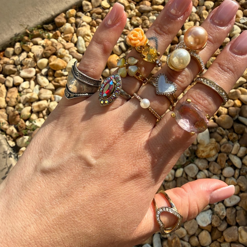 Vintage to Now Costume Ring Lot